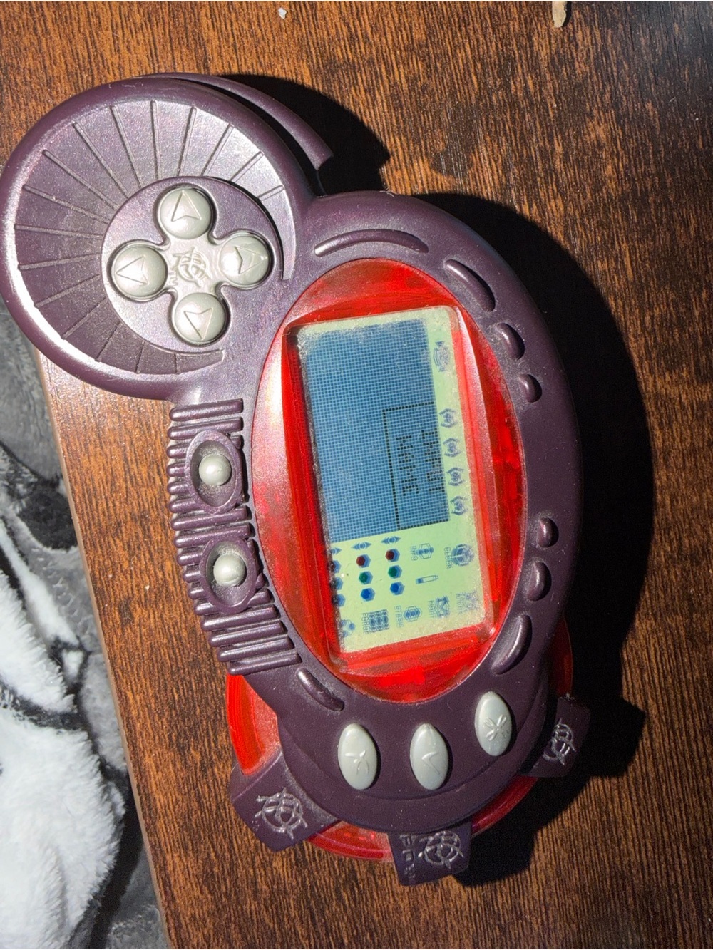 VTG 2001 Hasbro POX Alien Creation Handheld Game - Cycro red/purple tested